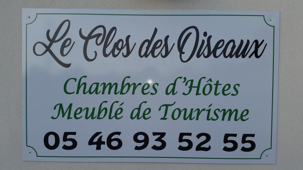 Le Clos Des Oiseaux Saintes Exterior foto